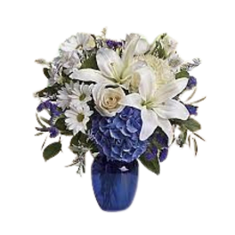 Beautiful Blue Arrangement
