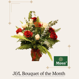 J & L Bouquet of the Month American Rose