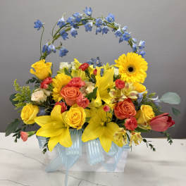 Sunlit Garden Basket