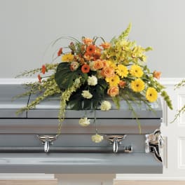 Sweet Farewell Casket Spray