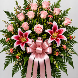 Pink Standing Spray