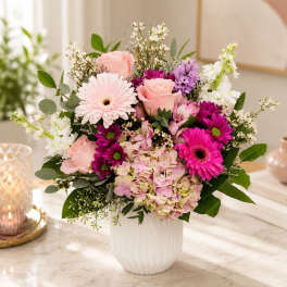 Blushing Garden Elegance