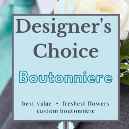 Designer's Choice Boutonniere!