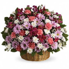 Rainbow Reflections Basket [T252-1A]