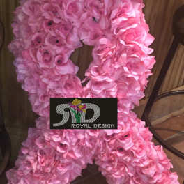 Custom Breath Cancer Silk Wreath