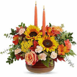 Teleflora's Fall's Harvest Centerpiece