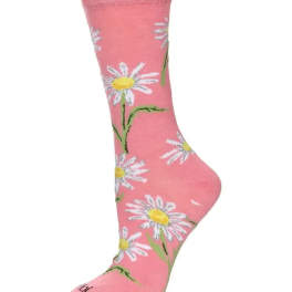 Daisy Bamboo Crew Socks
