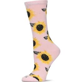 Sunflower Bamboo Blend Crew Socks- Pink