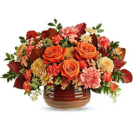 Teleflora's Rustic Ember Centerpiece