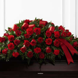 Dearly Departed Casket Spray
