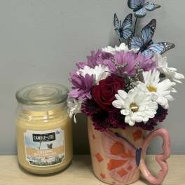 Chasing Butterflies Floral Duo
