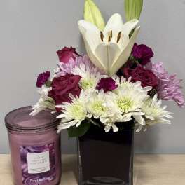 Violet Candle Duo