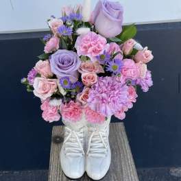 Floral Ice Skates