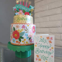 Bloomin cake
