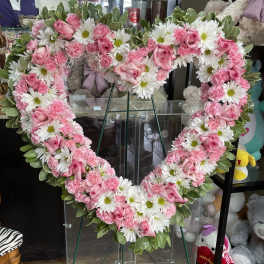 Open Heart Wreath