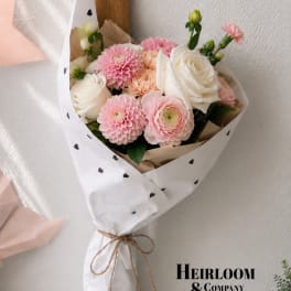 Blush & Ivory Garden Bouquet | Heirloom & Company