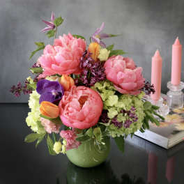 Blushing Peonies - Sherman Oaks Florist