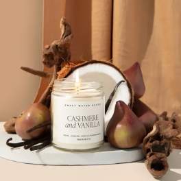 Cashmere and Vanilla soy candle