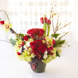 Red Roses with a Twist