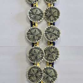 Blue & Yellow Money Lei #30