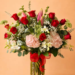 2 Dozen Roses Arrangement Premium