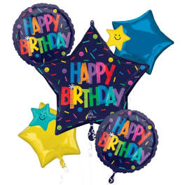 Bold Birthday Balloon Bouquet