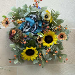 Busy Bee Wreath