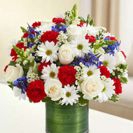 Cherished Memories - Red, White and Blue