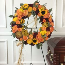 Fall Open Wreath