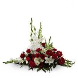 The FTD Crimson & White Arrangement