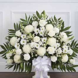 White Pedestal Arrangement