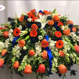Lasting Memories Casket Cover