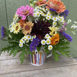 Birthday Mug of Flowers