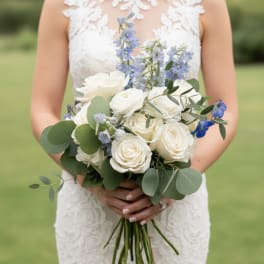 Bluebell Garden Romance Bridal Bouquet