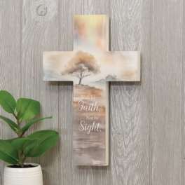 'WALK BY FAITH' WALL CROSS