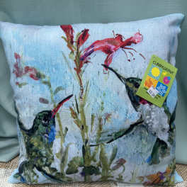 HUMMINGBIRD PILLOW