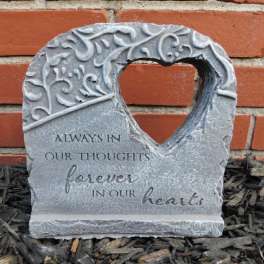 Hole In Heart – Forever In Hearts Cement Statue