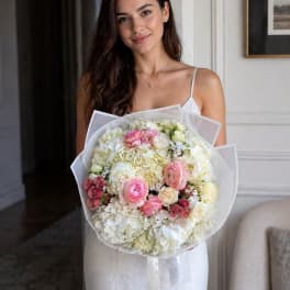 Blush Ivory Elegance Bouquet