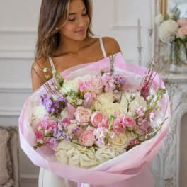 Pastel Garden Elegance Bouquet