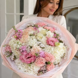 Blush Garden Hydrangea Bouquet