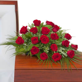 Simply Roses Casket Spray -