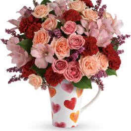 Teleflora's Lovely Hearts Bouquet DX