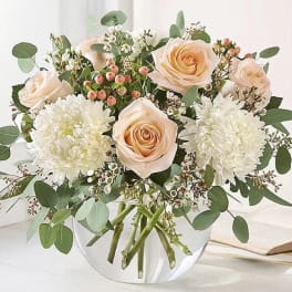 Pinkish White Glamour