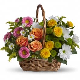 Sweet Tranquility Basket by Teleflora