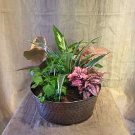 Bronze Planter ~ Flower A Day