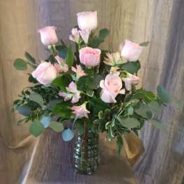 Playful Pink Roses ~ Flower A Day
