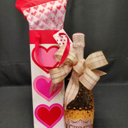 Italian Spumante Brut Rose, Organic Grapes