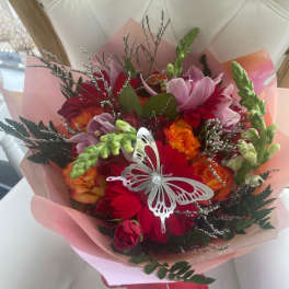 Orchids & mixed flowers bouquet