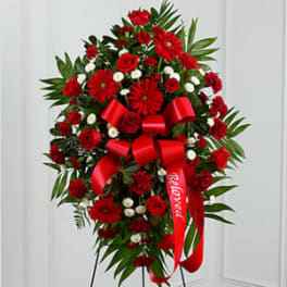 The FTD® Treasured Memories™ Standing Spray