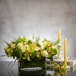 Green and White Classic - Pasadena Florist